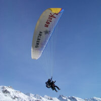 Paragleiter in St. Anton am Arlberg