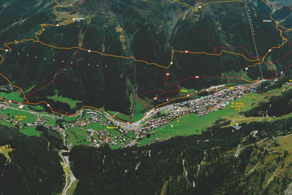 Panoramabilder (Sommer) - St Anton am Arlberg