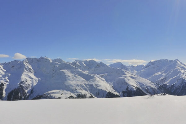 Panoramabild - Winter in St Anton am Arlberg