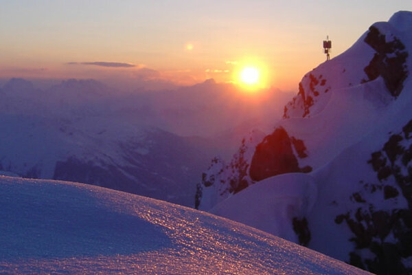 Sunrise in St. Anton am Arlberg